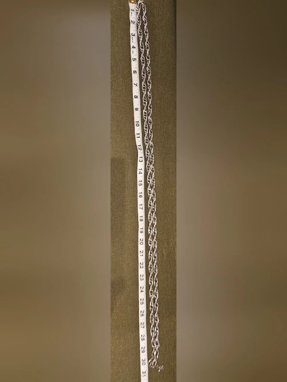 Sterling Silver Multi-Strand Rope Chain Necklace - Silver